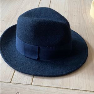 Club Monaco Hat Attack Navy Felt Hat